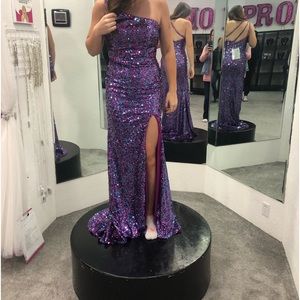 Size 8 sequin prom dress